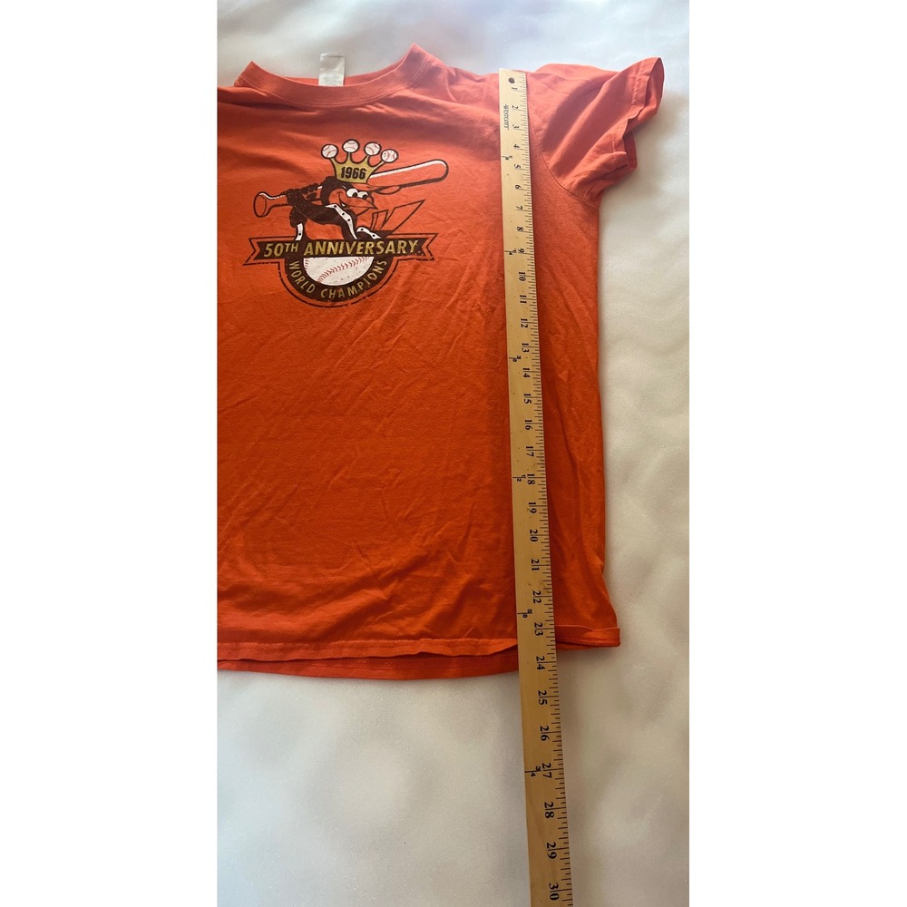 BALTIMORE ORIOLES 50th Anniversary 1966 World Champions SGA T-shirt M - Picture 7 of 7